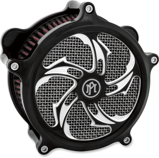 Performance Machine Contrast Cut Rival Motorcycle Air Cleaner Cover Insert