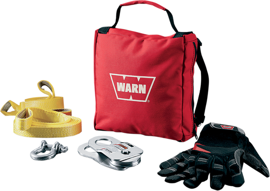 Warn Universal ATV UTV Side by Side Off Road Winch Tool Roll Accessory Kit