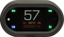 Dakota Digital Black MLX 5000 Electronic MPH & KPH Handlebar Mount Speedometer
