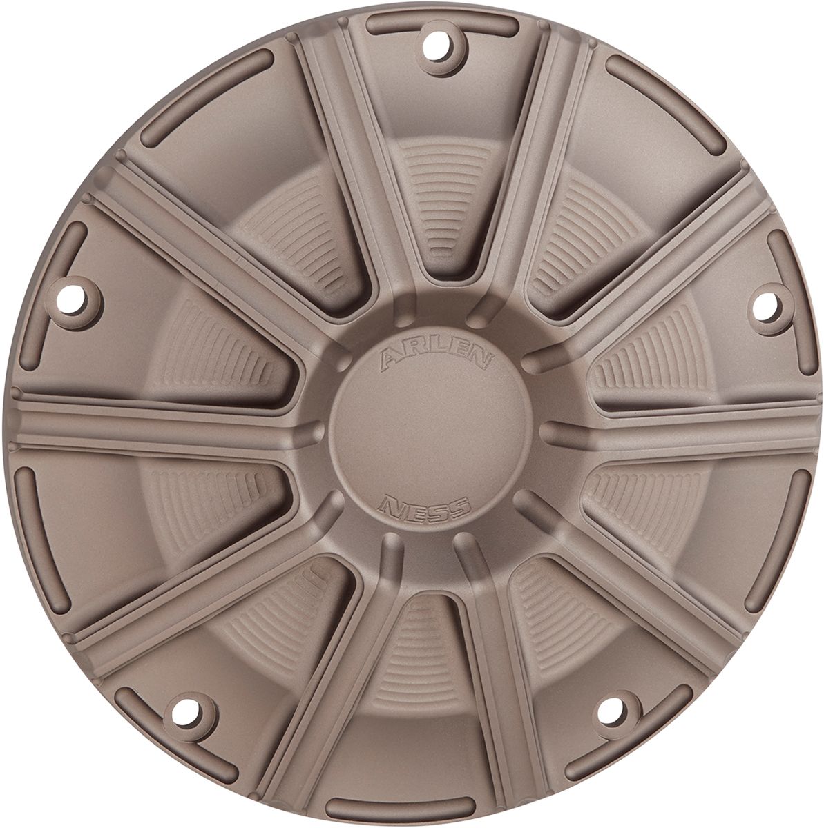 Arlen Ness 10 Gauge Titanium Derby Cover fits 2015-2024 Harley Touring Bagger