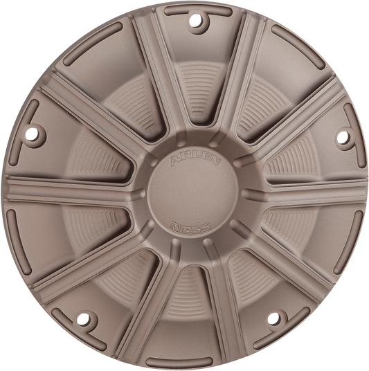 Arlen Ness 10 Gauge Titanium Derby Cover fits 2015-2024 Harley Touring Bagger