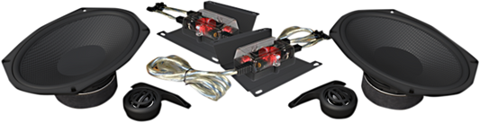 Wild Boar 300w Crossover Speaker Kit 2014-2020 Harley Touring FLHR FLHX FLTR