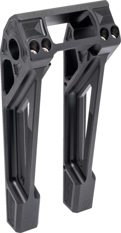 Kodlin Fastback Black 10" Straight Handlebar Risers for 2018-2024 Harley Softail