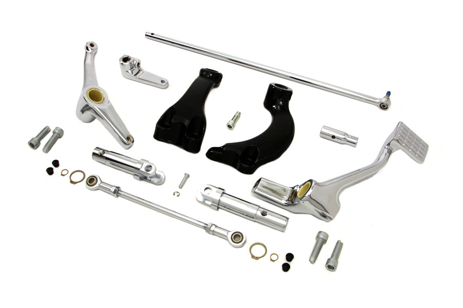 VTwin Chrome Forward Control Kit & Foot Pegs 2014-22 Harley Sportster XLN XLX XL
