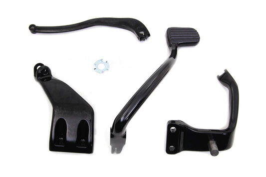 Vtwin +2" Black Extended Mid Control Kit for 2006-2017 Harley Dyna FXD FXDL