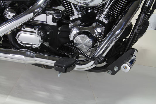Vtwin +2" Black Extended Mid Control Kit for 2006-2017 Harley Dyna FXD FXDL