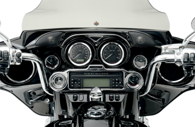 Drag Specialties Chrome Gauge Bezel 00-13 Harley Touring FLHT FLHX FLHTC FLHTX
