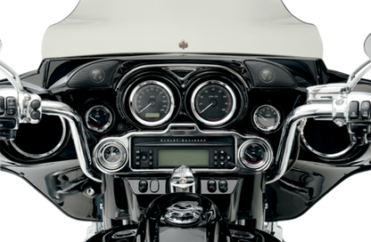 Drag Specialties Chrome Gauge Bezel 00-13 Harley Touring FLHT FLHX FLHTC FLHTX