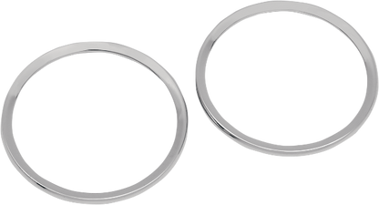Drag specialties chrome speaker bezels harley touring fits 96-13 FLHT FLHX FLHTCU