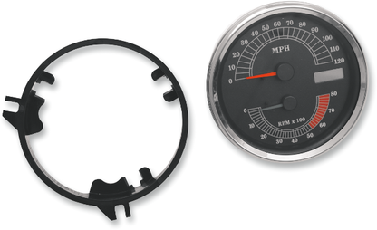 Vtwin Electronic MPH Speedometer with Tach 1996-2003 Harley Touring FLST FLHR
