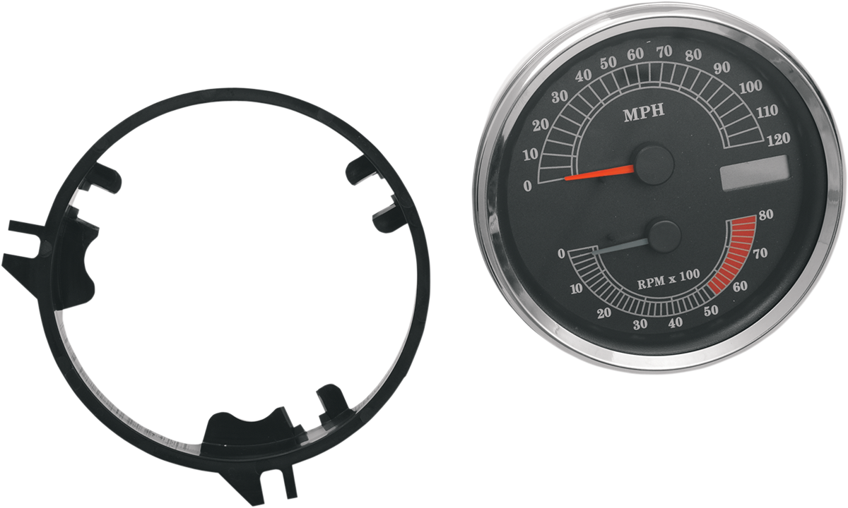 Drag Specialties MPH Speedo Speedometer Tach & Harness for 1996-1997 Harley Dyna