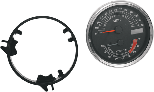 Drag Specialties MPH Speedo Speedometer Tach & Harness for 1996-1997 Harley Dyna