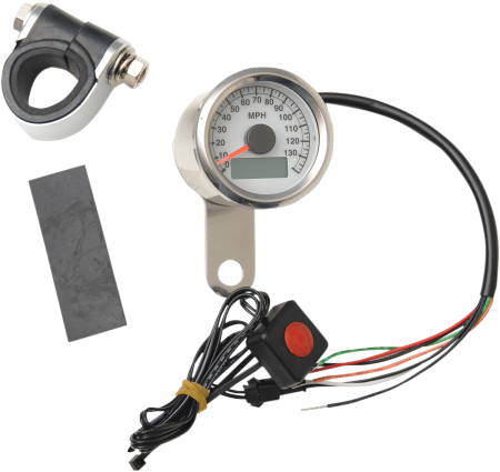 Drag Specialties Mini Electronic MPH Speedometer fits 1986-2003 Harley Davidson