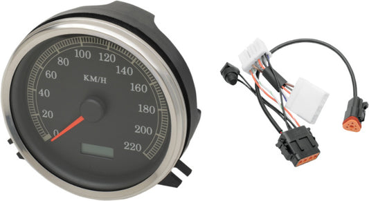 Drag Specialties KMH Speedo Speedometer & Harness 1996-1997 Harley Dyna FXDWG