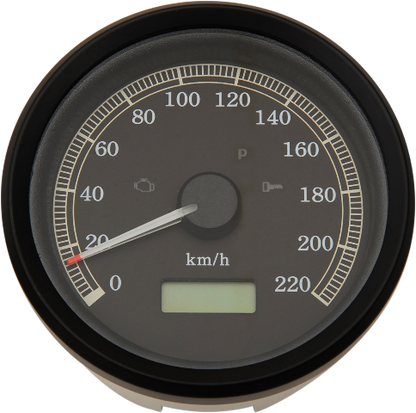 Drag Specialties Electronic KMH Speedometer fits 1999-2003 Harley Sportster Dyna