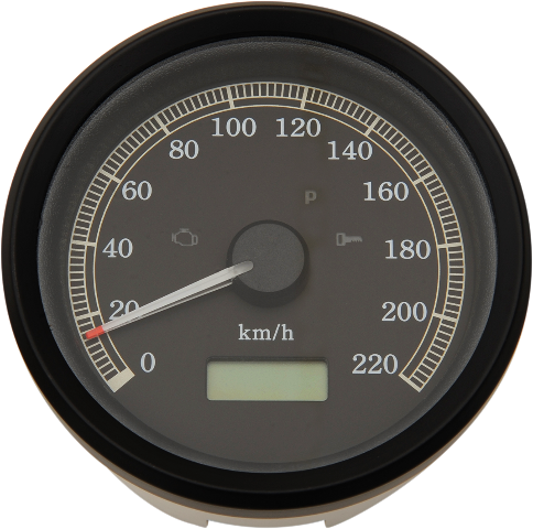 Drag Specialties Electronic KMH Speedometer fits 1999-2003 Harley Sportster Dyna