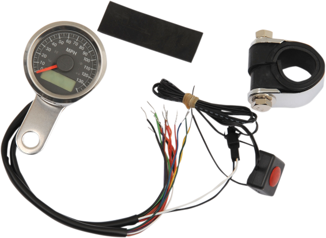 Drag Specialties 1 7/8" Mini LED Programmable Speedo for 86-03 Harley Big Twin