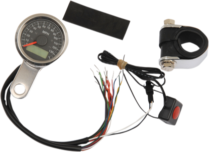 Drag Specialties 1 7/8" Mini LED Programmable Speedo for 86-03 Harley Big Twin