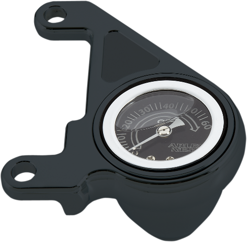 Arlen Ness Black Engine Oil Pressure Gauge fits 1999-2017 Harley Davidson Models