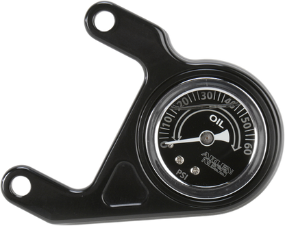 Arlen Ness Black EVO Oil Pressure Gauge Kit 84-00 Harley Dyna Touring Softail