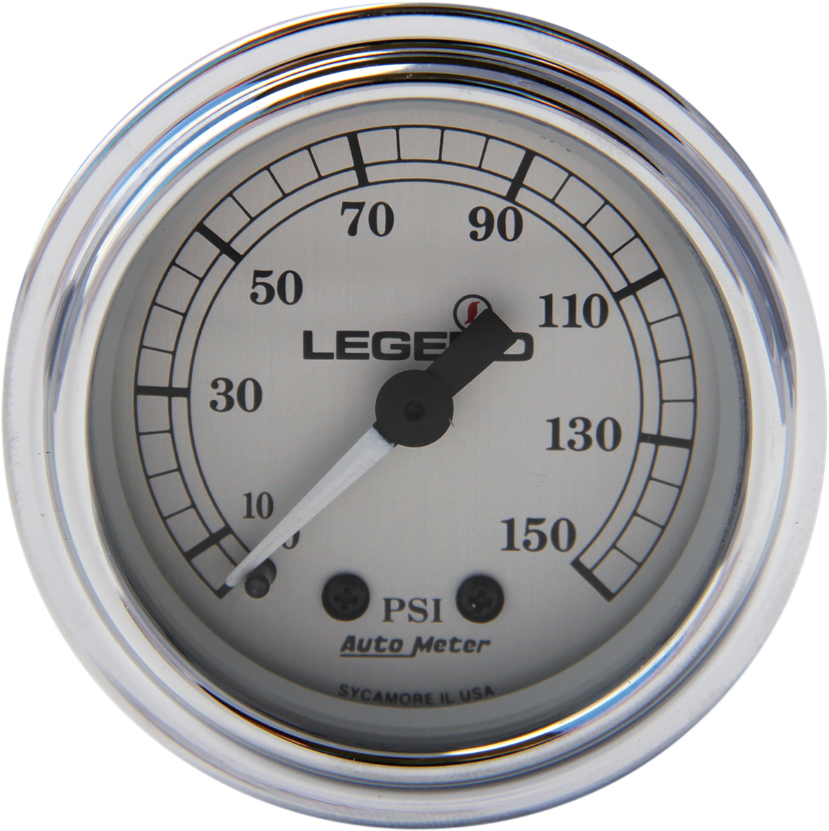 Legend Chrome Front Fairing Air Pressure PSI Gauge for Harley Davidson Touring