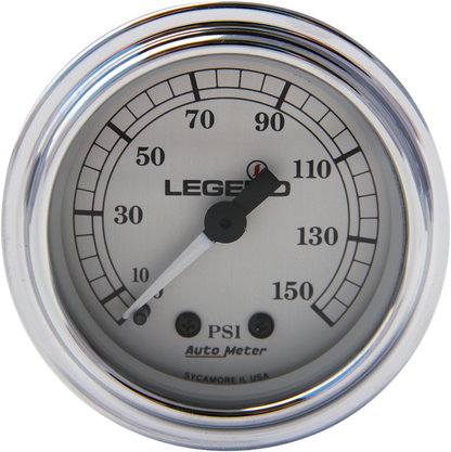 Legend Chrome Front Fairing Air Pressure PSI Gauge for Harley Davidson Touring