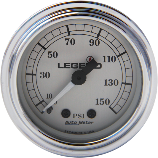 Legend Chrome Front Fairing Air Pressure PSI Gauge for Harley Davidson Touring