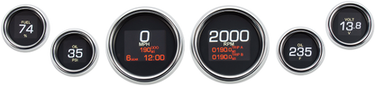 Dakota Digital Chrome 6 Pack MLX Instrument Gauges for 99-03 Harley Touring FLHT