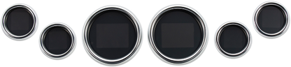 Dakota Digital Chrome 6 Pack MLX Instrument Gauges for 99-03 Harley Touring FLHT