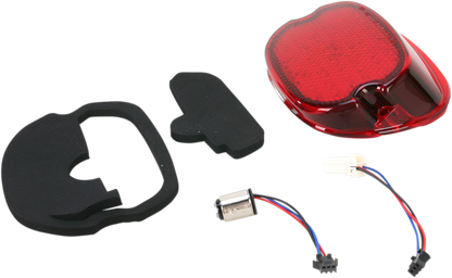 Drag Specialties Red Low Profile LED Taillight Bottom Tag Light 1999-2023 Harley
