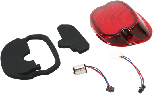 Drag Specialties Red Low Profile LED Taillight Bottom Tag Light 1999-2023 Harley