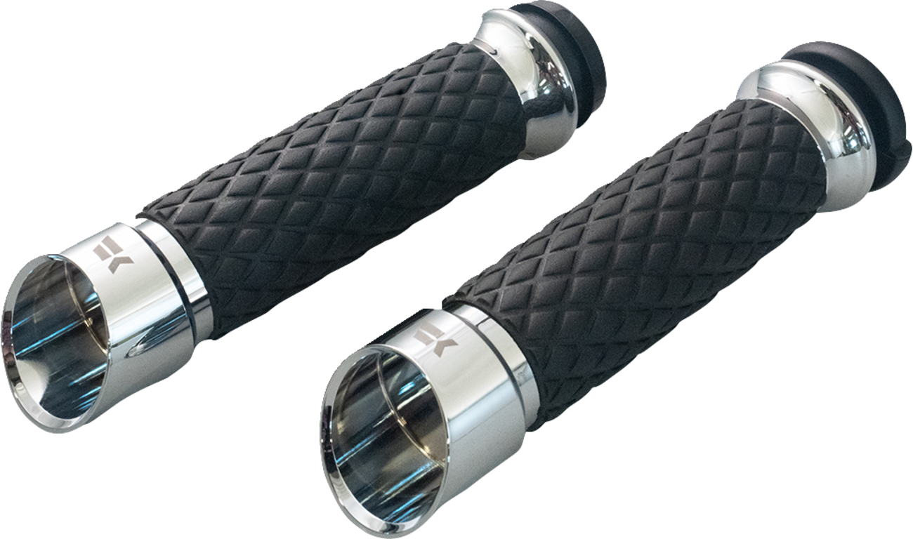 Khrome Werks Edge Contour TBW Hand Grips fits 2008-2024 Harley Touring Softail
