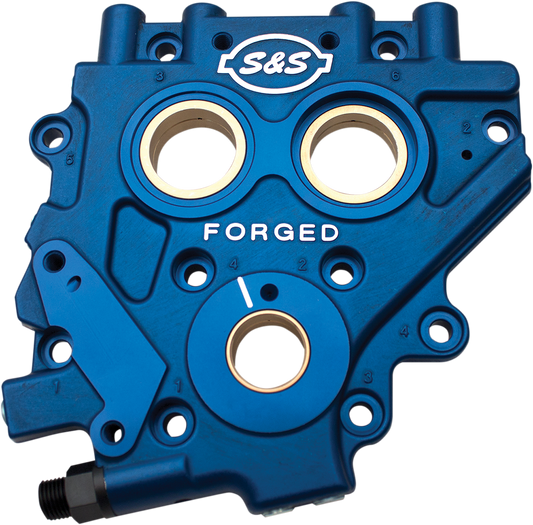S&S Blue Motor Cam Support Plate 2006-2017 Harley Dyna Touring Softail Models
