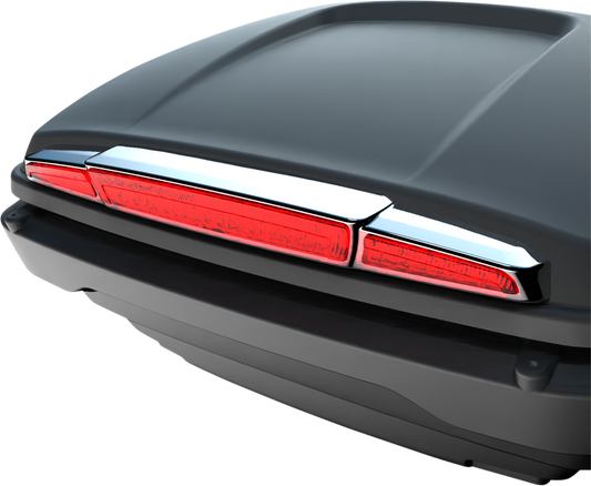 Ciro Streak Chrome Tour Pak Luggage LED Light 2014-2024 Harley Touring Models