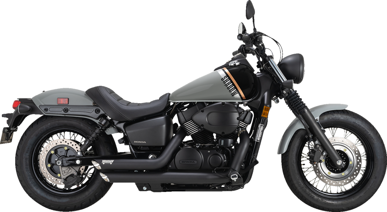 Vance & Hines Shortshots Staggered Black 2-2 Exhaust for 2010-2023 Honda Shadow