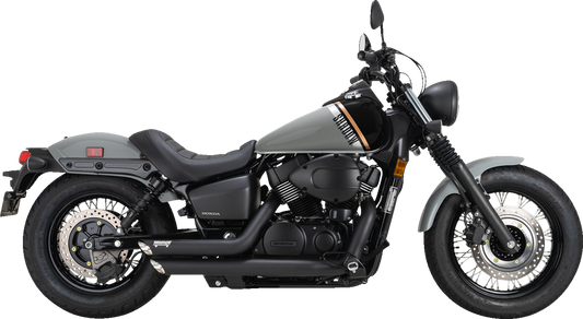Vance & Hines Shortshots Staggered Black 2-2 Exhaust for 2010-2023 Honda Shadow