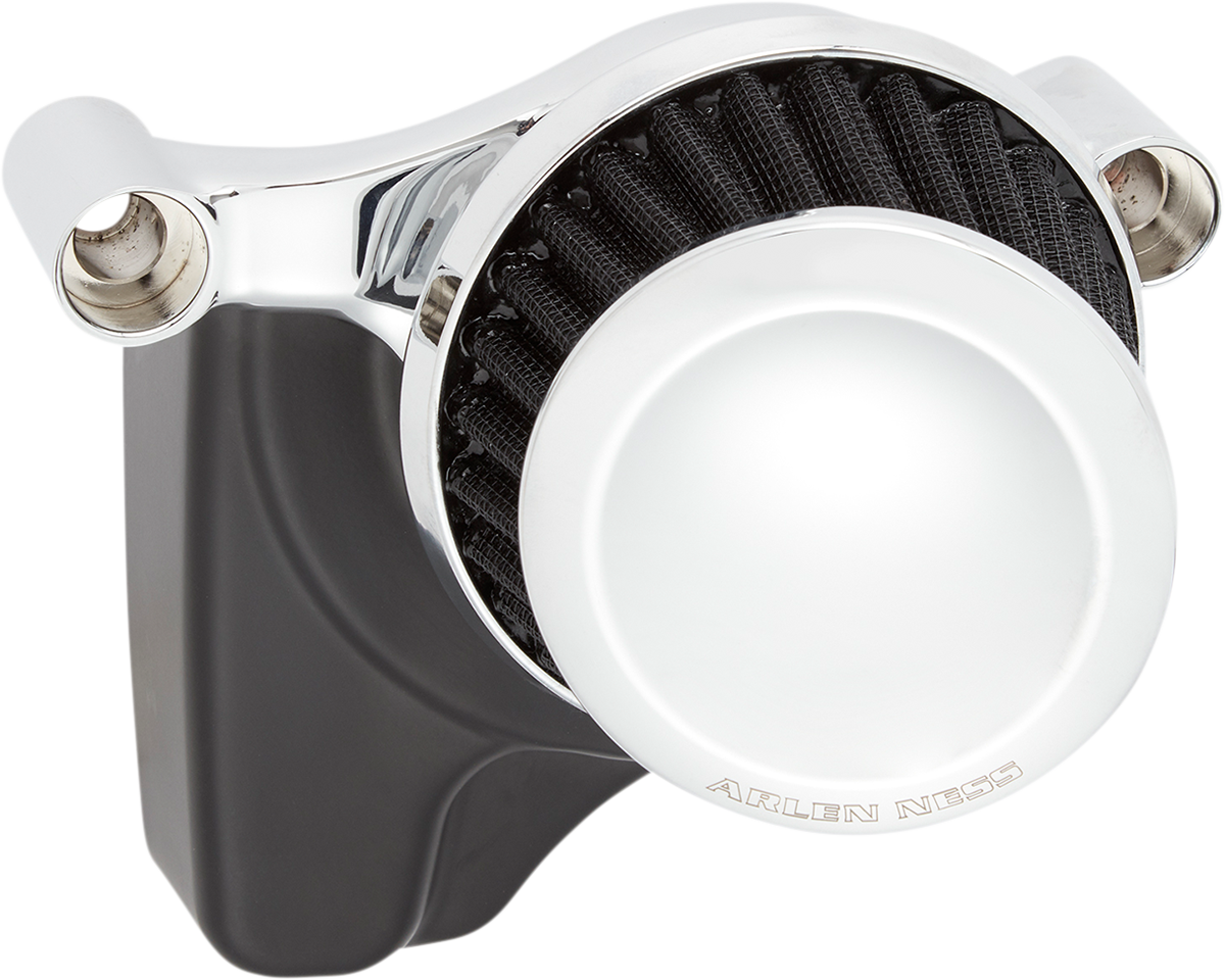 Arlen Ness Mini 22° Chrome Air Filter Kit for 1999-2017 Harley Touring Softail
