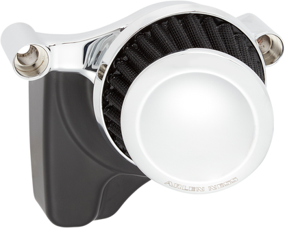Arlen Ness Mini 22° Chrome Air Filter Kit for 1999-2017 Harley Touring Softail