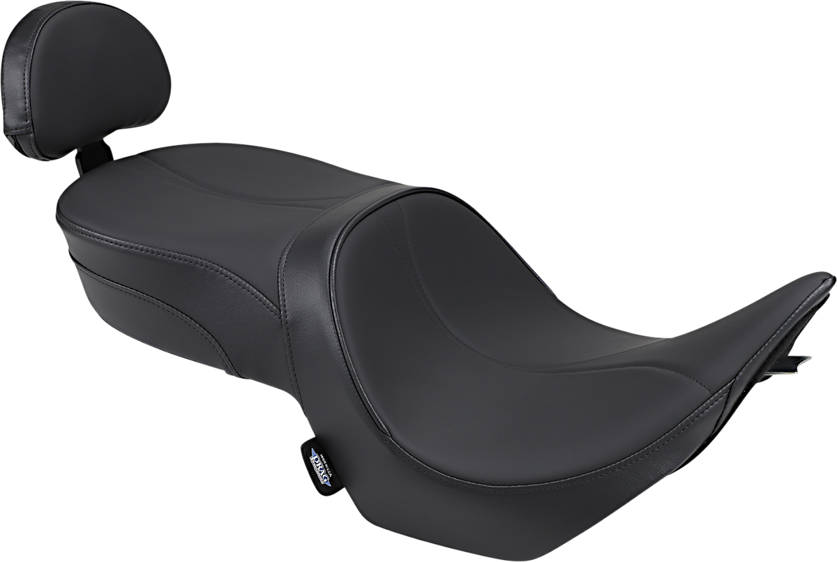 Drag Specialties Low Profile Seat w/ Passenger Backrest 2006-2017 Victory Hammer