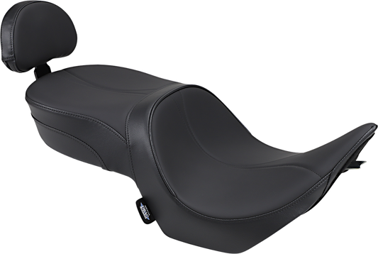 Drag Specialties Low Profile Seat w/ Passenger Backrest 2006-2017 Victory Hammer