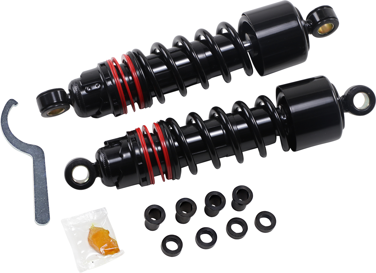 Burly Brand Slammer Plus Standard Rear Shocks for 2004-2022 Harley Sportster