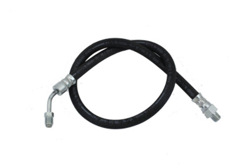 Vtwin Black Rubber 25 1/2" Rear Motorcycle Brake Hose fits 1979-1983 Harley FX