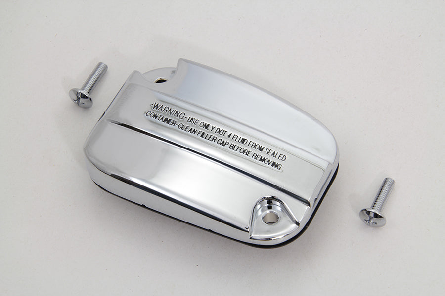 VTwin Chrome Motorcycle Master Cylinder Cover Kit 2014-2016 Harley FLT Models
