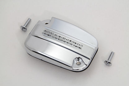 VTwin Chrome Motorcycle Master Cylinder Cover Kit 2014-2016 Harley FLT Models