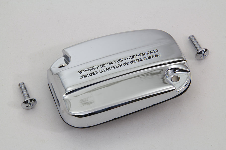 VTwin Chrome Motorcycle Master Cylinder Cover Kit 2014-2016 Harley FLT Models