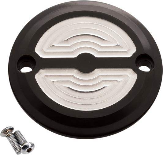 Joker Machine Black M8 Timing Points Cover fits 2017-2021 Harley Touring Bagger