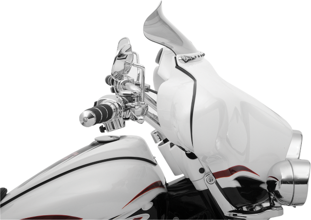 Klock Werks Tint 6.5" Flare Windshield for 1996-13 Harley Touring Electra Glide