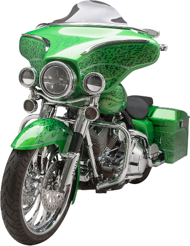 Klock Werks Dark Smoke 6.5" Flare Windshield for 1996-2013 Harley Touring Models