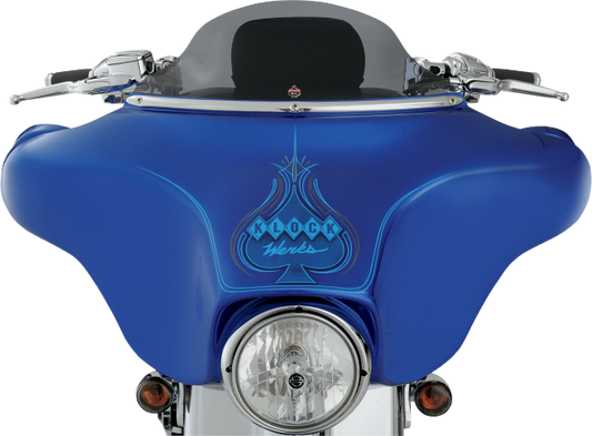 Klock Werks Dark Smoke 6.5" Flare Windshield for 1996-2013 Harley Touring Models