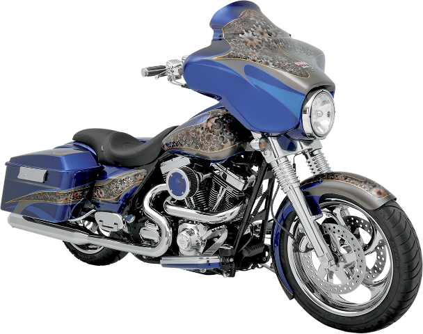 Klock Werks Black Flare 6.5" Windshield for 1996-13 Harley Electra Glide Touring